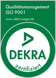DEKRA ISO 9001:2015 Zertifikat opsira