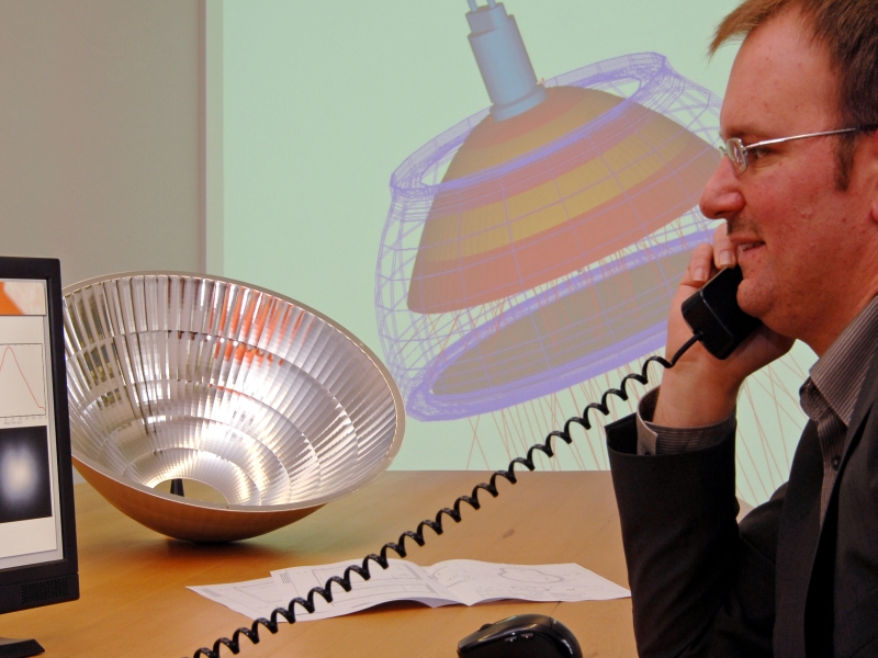 Person am Telefon