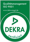 DEKRA ISO 9001 Zertifikat